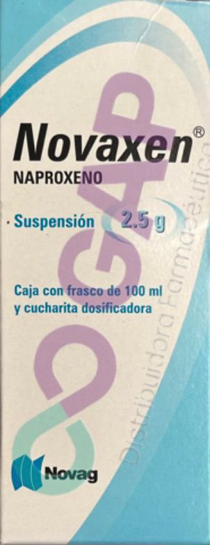 GE NAPROXENO NOVAXEN SUSP FCO 100 ML