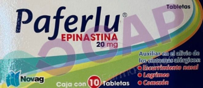 GE EPINASTINA PAFERLU 20 MG 10 TABLETAS
