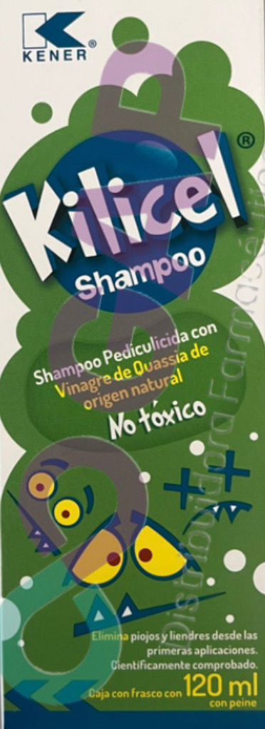 KILICEL SHAMPOO FCO 120 ML C/PEINE