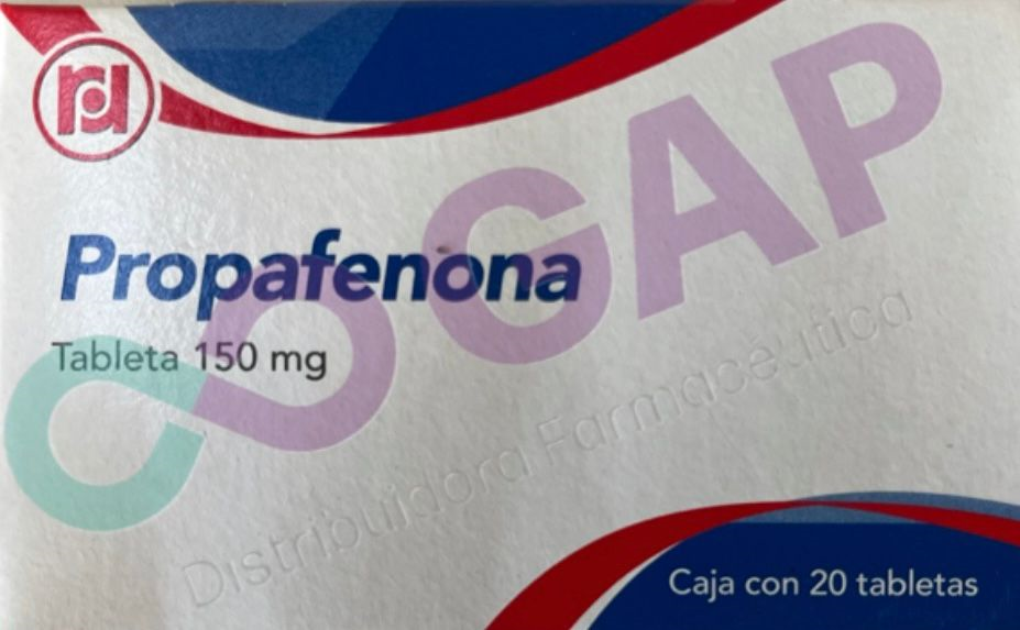 GE PROPAFENONA RANDALL 150 MG 20 TABLETAS