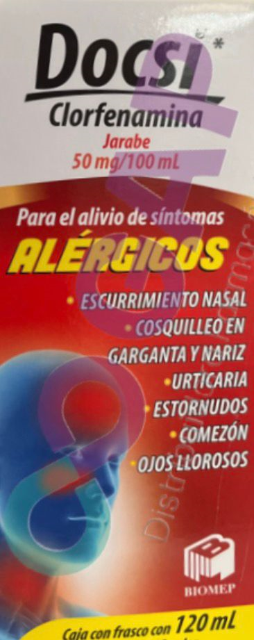 GE CLORFENAMINA DOCSI JARABE FCO 120 ML