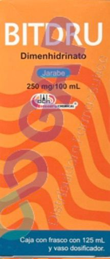 GE DIMENHIDRINATO 250MG/100ML JBE 125ML BITDRU