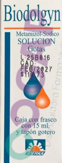 GE METAMIZOL SODICO BIODOLGYN SOL GTS 15 ML
