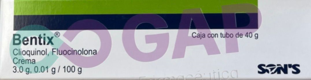GE CLIOQUINOL/FLUOCINOLONA BENTIX CREMA TUBO 40 G