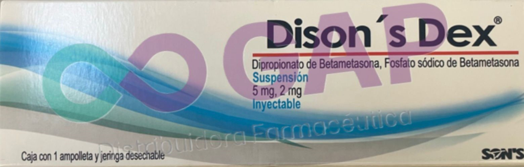 GE DIPRO BETAME/FOSFA BETAME DISONS DEX SOL INY 1 AMP