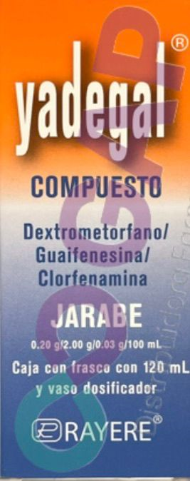 GE DEXTRO/GUAI/CLORF YADEGAL COMP JARABE 120 ML