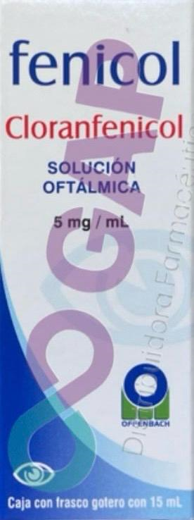 GE CLORANFENICOL FENICOL SOL OFT 0.5% FCO GOTERO 15 ML