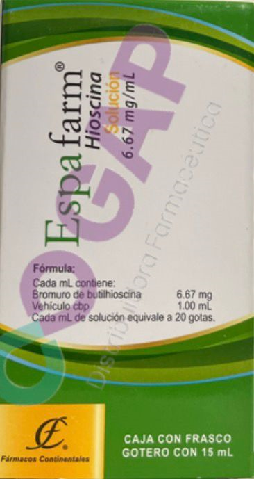 GE HIOSCINA ESPAFARM FCO GTS 15 ML