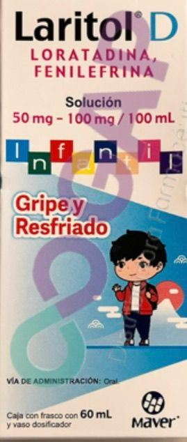 GE LORATADINA/FENILEFRINA LARITOL D SOL INF 60 ML