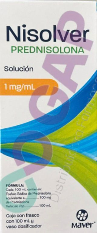 GE PREDNISOLONA NISOLVER SOLUCION 100 ML