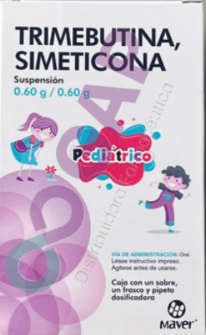 GE TRIMEBUTINA/SIMETICONA SUSP 0.60/0.60G FCO 26 ML