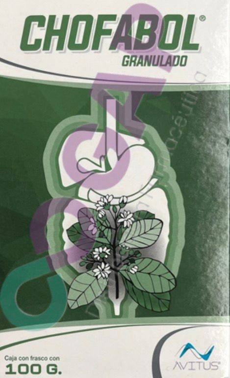 CHOFABOL GRANULADO FCO. C/100 G. 25-1-1-0.05-5 G/100 G.