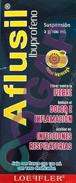 GE IBUPROFENO AFLUSIL SUSP 2G/100ML 120 ML