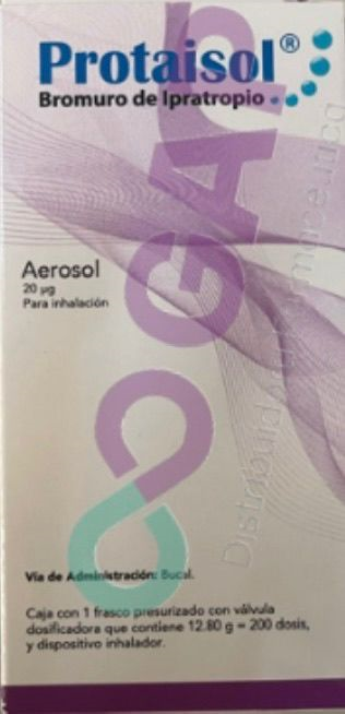 GE BROMURO DE IPRATROPIO PROTAISOL AEROSOL 20 U INH
