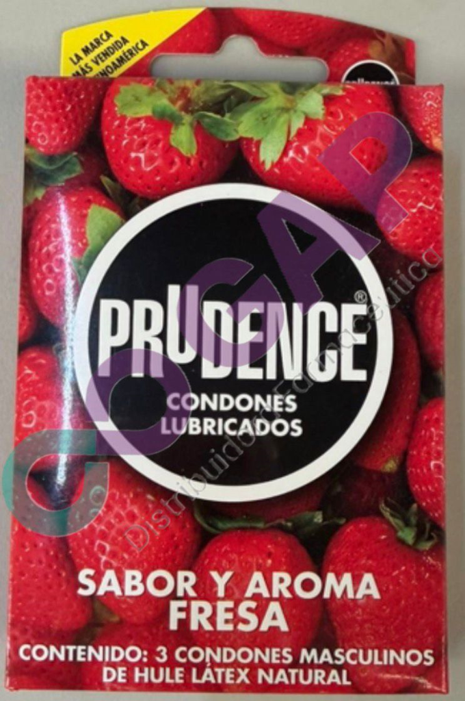 PRUDENCE SABOR FRESA CARTERA C/3
