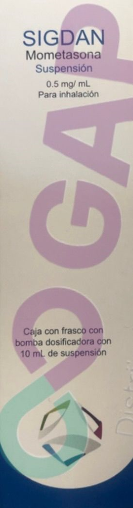 GE MOMETASONA SIGDAN SUSP INHALACION 0.5MG/ML 60 DOSIS FCO 10 ML