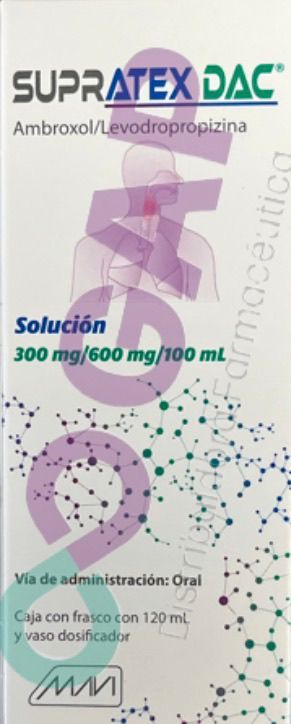 GE AMBROXOL/LEVODROPROPIZINA SUPRATEX DAC 120 ML