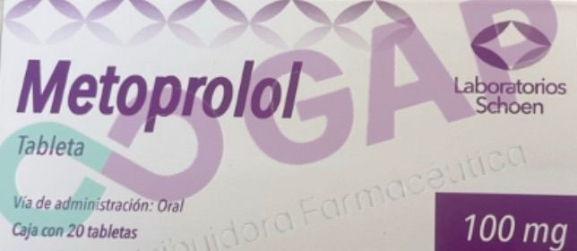 GE ME TOPROLOL 100MG C/20 TAB SCHOEN