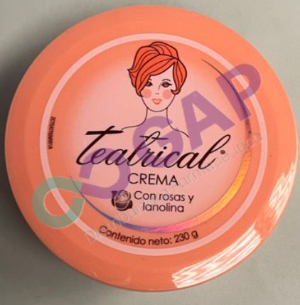 CREMA TEATRICAL TARRO 230 G ROSAS Y LANOLINA