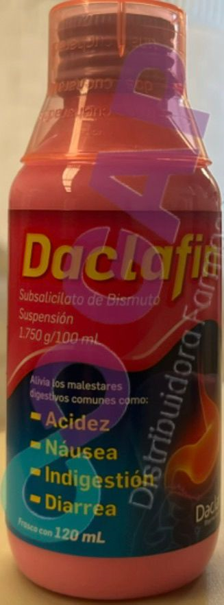 GE SUBSALICILATO DE BISMUTO DACLAFIN SUSP 120 ML