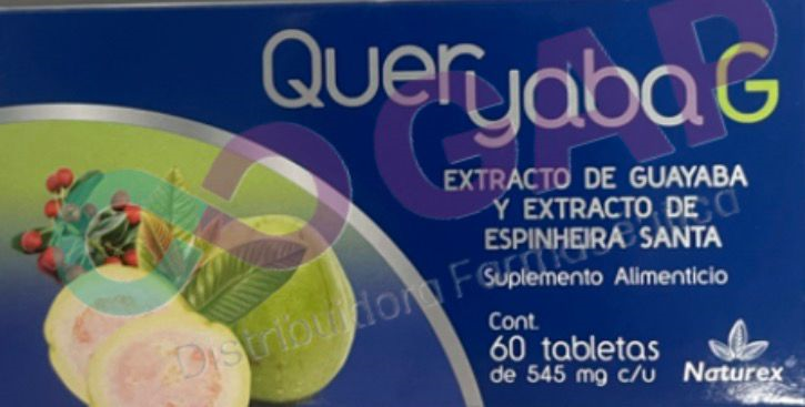 QUERYABA G 60 TABLETAS 545 MG