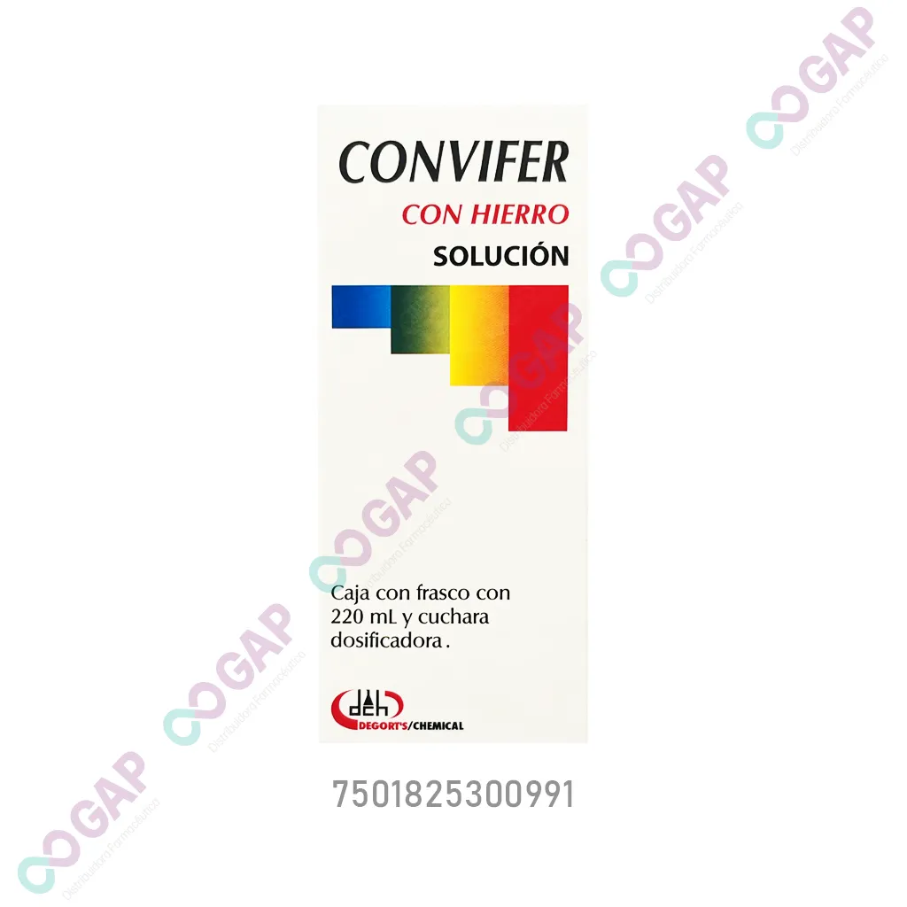 CONVIFER HIERRO SOLUCION 220 ML | GAP